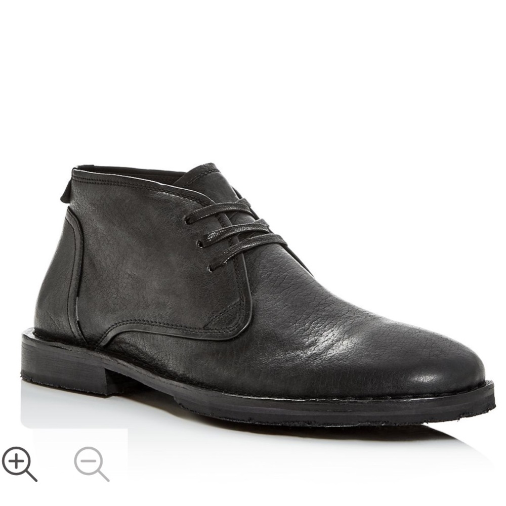 John Varvatos Star USA Leather Chukka Boots